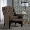 Roomfitters Classic Fabric Push-Back Recliner Chair - Elegant Seating for Living Room and Bedroom