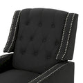 Roomfitters Classic Fabric Push-Back Recliner Chair - Elegant Seating for Living Room and Bedroom