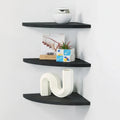 Corner Wall Shelves - Dimensions: 10D x 10W x 0.7H