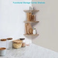 Corner Wall Shelves - Dimensions: 10D x 10W x 0.7H