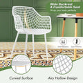 Set of 4 Modern Plastic Shell Dining Chairs with Metal Legs by Costway