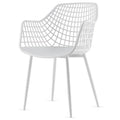 Set of 4 Modern Plastic Shell Dining Chairs with Metal Legs by Costway