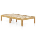 Costway 14-Inch Wooden Platform Bed Frame for Twin, Full, and Queen Sizes with Rubber Support
