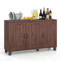Costway 3-Door Storage Sideboard Buffet Cabinet Console