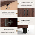 Costway 3-Door Storage Sideboard Buffet Cabinet Console