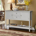Costway Wooden Sideboard Buffet Console Table with Drawers