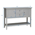Costway Wooden Sideboard Buffet Console Table with Drawers