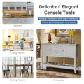 Costway Wooden Sideboard Buffet Console Table with Drawers