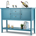 Costway Wooden Sideboard Buffet Console Table with Drawers