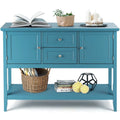 Costway Wooden Sideboard Buffet Console Table with Drawers
