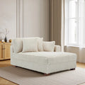 DREAMSIDEA Extra-Large Right-Facing Chaise Lounge Sofa