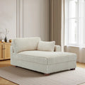 DREAMSIDEA Extra-Large Right-Facing Chaise Lounge Sofa