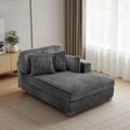 DREAMSIDEA Extra-Large Right-Facing Chaise Lounge Sofa