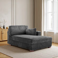 DREAMSIDEA Extra-Large Right-Facing Chaise Lounge Sofa