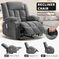 Heat and Massage Recliner Chair with Remote Control