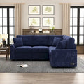 Roomfitters L-Shaped Pull-Out Sofa Bed with Wheels, USB Ports, and Power Outlets – Versatile Sleeper Sofa for Ultimate Living Room Comfort