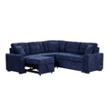 Roomfitters L-Shaped Pull-Out Sofa Bed with Wheels, USB Ports, and Power Outlets – Versatile Sleeper Sofa for Ultimate Living Room Comfort