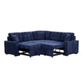 Roomfitters L-Shaped Pull-Out Sofa Bed with Wheels, USB Ports, and Power Outlets – Versatile Sleeper Sofa for Ultimate Living Room Comfort