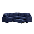Roomfitters L-Shaped Pull-Out Sofa Bed with Wheels, USB Ports, and Power Outlets – Versatile Sleeper Sofa for Ultimate Living Room Comfort