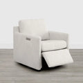 Nora Electric Reclining Swivel Chair with Footrest