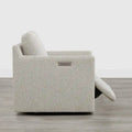 Nora Electric Reclining Swivel Chair with Footrest