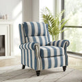 Nail-Head Trimmed Pushback Recliner with Padded Seat