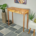 Porch & Den Holly Hill Solid Acacia Console Table with 1 Drawer