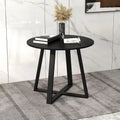 Gymax 36-Inch Round Solid Wood Dining Table for 4 with Pedestal Base