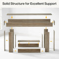 Rustic 2-Tier Entryway Table for Living Room, Hallway, and Foyer