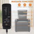Versatile Recliner Chair with 8 Massage Settings and Lumbar Support for Ultimate Relaxation and Home Theater Experience