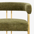 Set of 2 Chenille Upholstered Armchairs