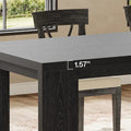 86.61-Inch Extra Long Wooden Dining Table for 6 to 8 People