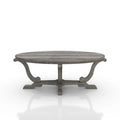 Denhour 48-Inch Vintage Grey Farmhouse Coffee Table - DH BASIC Collection