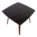 Carson Carrington Sala Dining Table Featuring a Textured Marble Top