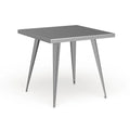 Carbon Loft Swan Industrial Square Metal Dining Table - Not Available