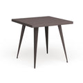 Carbon Loft Swan Industrial Square Metal Dining Table - Not Available