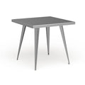 Carbon Loft Swan Industrial Square Metal Dining Table - Not Available