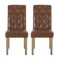 Set of 2 Aruda Upholstered Dining Chairs by Christopher Knight Home