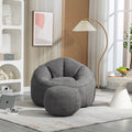 Bean Bag Lounge Chair with Matching Footrest