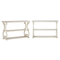 Eldoria Wooden Scroll Design Sofa Table