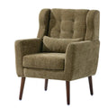 Contemporary Upholstered Accent Chair with Foam Filling for Living Room - Dimensions: 28.74 x 24.21 x 37.60 inches