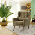Contemporary Upholstered Accent Chair with Foam Filling for Living Room - Dimensions: 28.74 x 24.21 x 37.60 inches