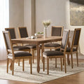 Christopher Knight Home Regan Upholstered 7-Piece Expandable Dining Set