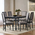 Christopher Knight Home Regan Upholstered 7-Piece Expandable Dining Set