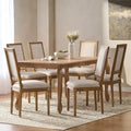 Christopher Knight Home Regan Upholstered 7-Piece Expandable Dining Set