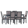 Christopher Knight Home Regan Upholstered 7-Piece Expandable Dining Set