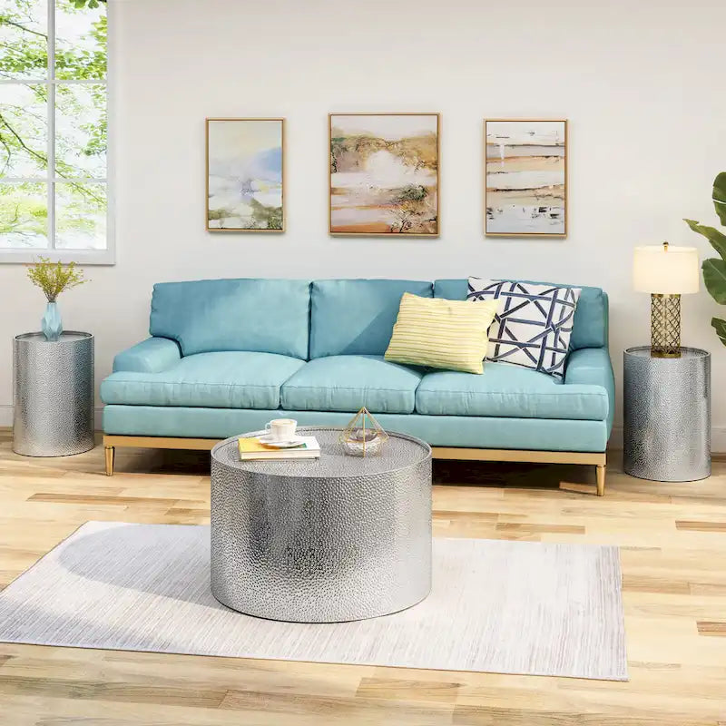 Christopher Knight Home Braeburn Contemporary 3-Piece Round Table Set