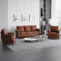 Christopher Knight Home Dowd Faux Leather 3-Piece Club Chair and Sofa Set
