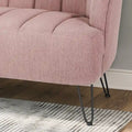 Christopher Knight Home Lupine Contemporary Fabric Loveseat with Hairpin Legs