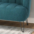 Christopher Knight Home Lupine Contemporary Fabric Loveseat with Hairpin Legs